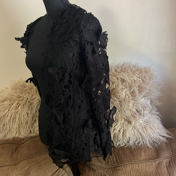 Love Chelsey Floral Knit blazer no buttons size M - Picture 3 of 8